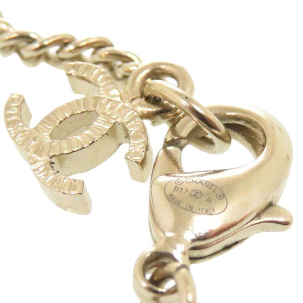 CHANEL Authentic Gold Logo Necklace - Picture 4 of 4